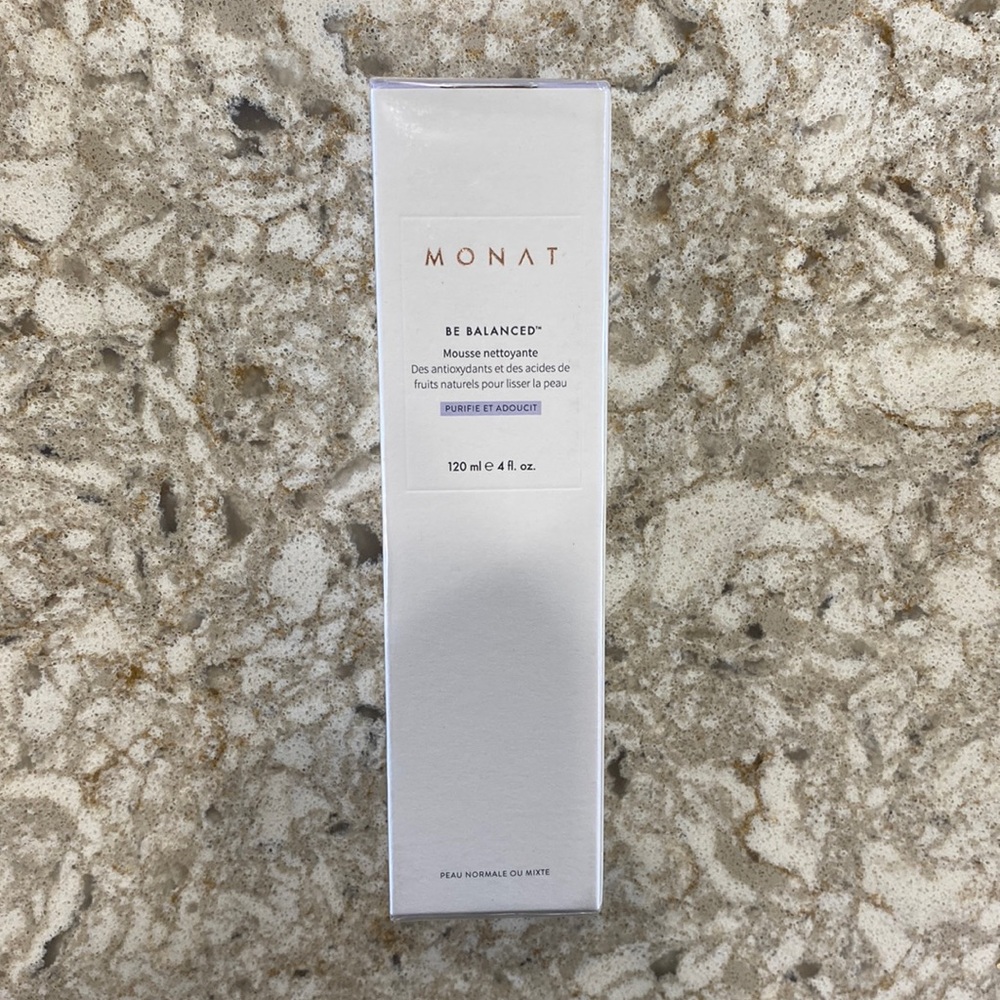 NWT (unopened) Monat be balanced foamy cleanser